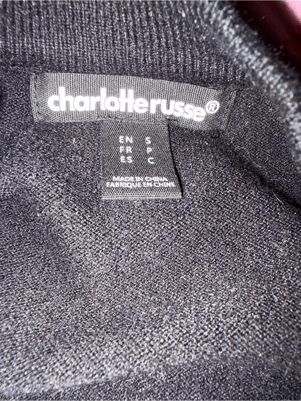 Charlotte Russe Black Crewneck Sweater - Men's